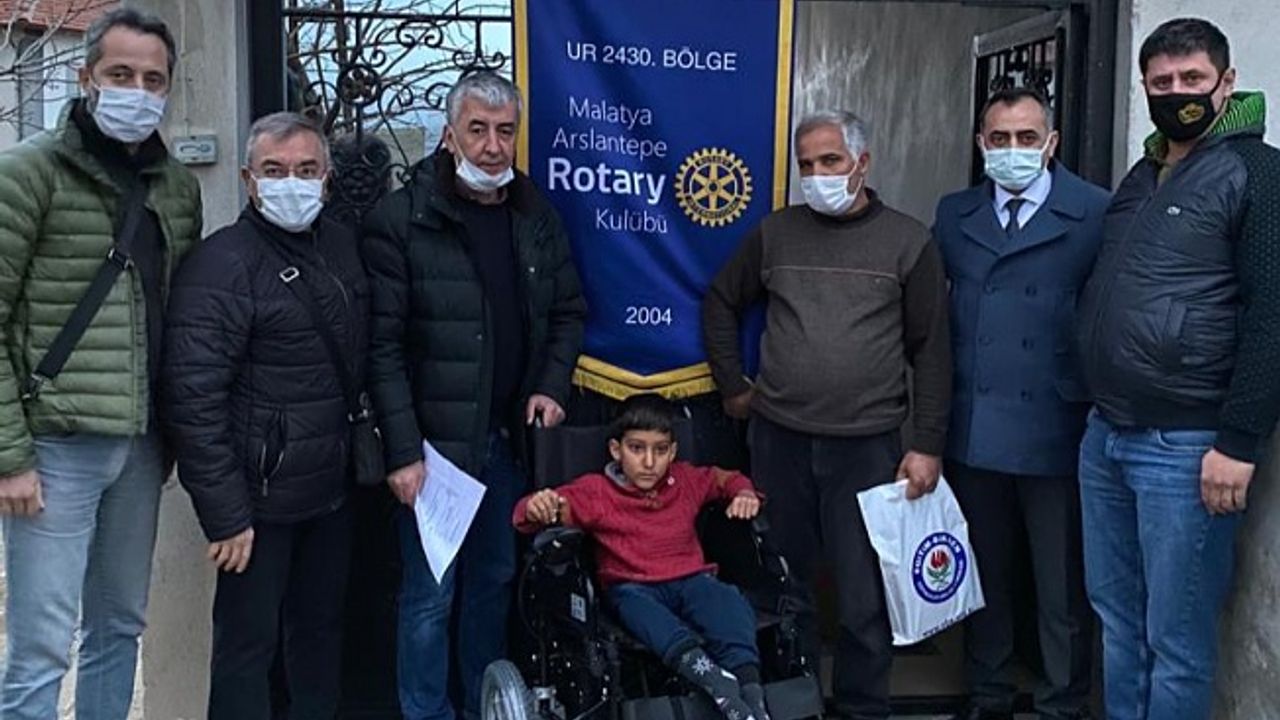 Arslantepe Rotary Kulübü Engellileri Unutmadı
