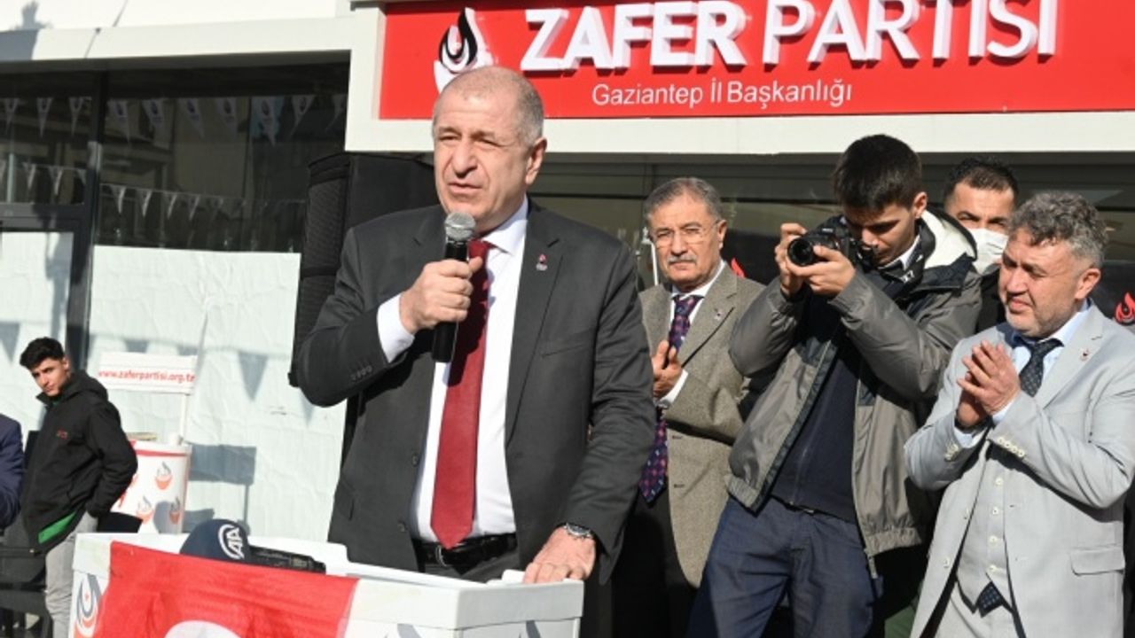 Zafer Partisi Genel Başkanı Özdağ, Gaziantep il başkanlığını açtı
