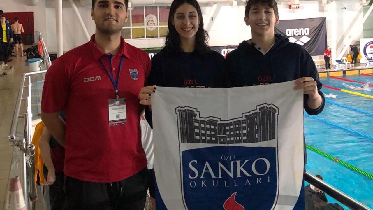 SANKO Okullarının Yüzmede Türkiye başarısı
