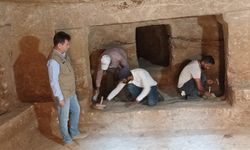 Kaçak kazıda Roma dönemine ait mezarlar bulundu