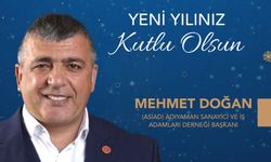 Mehmet Doğan: Yeni yılda Huzur diliyorum