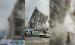 Hasarlı binaların yıkımı sürüyor