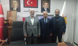 İş adamı Kemal Aslan AK parti İl Başkanı Kaplanı Ziyaret etti