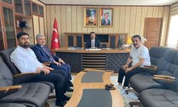 Latif Doğan, Kaymakam Aslan’ı ziyaret etti
