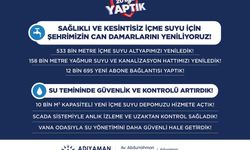 Adıyaman belediyesi su hatlarını yeniliyor