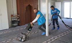 Adıyaman Belediyesi’nden Bayram öncesi ibadethane temizliği