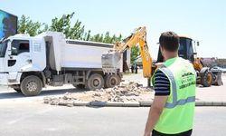 ŞANLIURFA BÜYÜKŞEHİR DEV ULAŞIM PROJESİ İÇİN İLK KAZMAYI VURDU