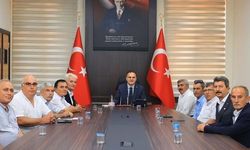 Vali İdris Dr.Akbıyık Milas muhtarlar heyetini kabul etti