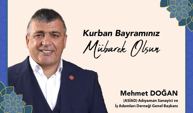 Mehmet Doğan 'Bayram, dargınların barıştığı gündür'