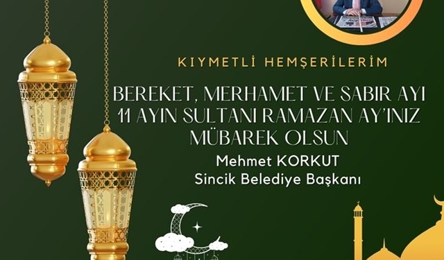 Mehmet Korkut Ramazan Ayı Kutlama