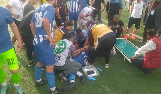 Futbolcunun Dili Boğazına kaçtı