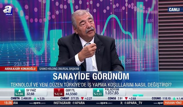 KONUKOĞLU “SANAYİCİLERİMİZ TEKNOLOJİK DÖNÜŞÜME AYAK UYDURMALI”