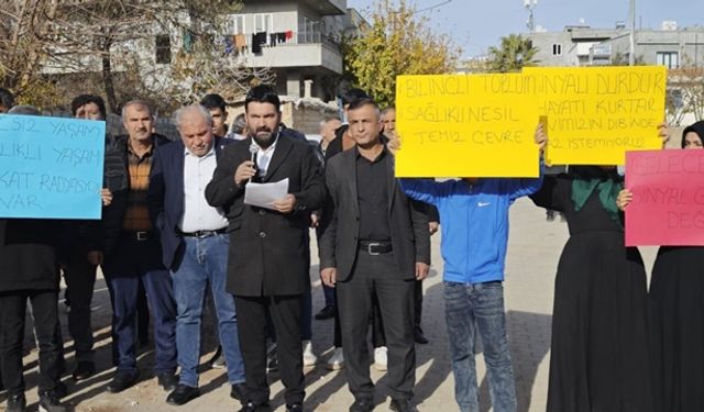 Kahta’da baz istasyonuna tepki