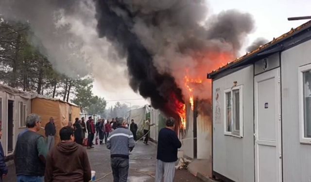 Konteyner Kent’te Yangın