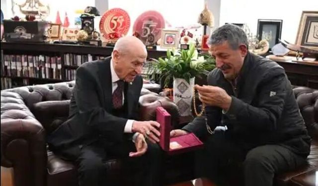 Devlet Bahçeli, Gani Rüzgar Şavata ile Görüştü