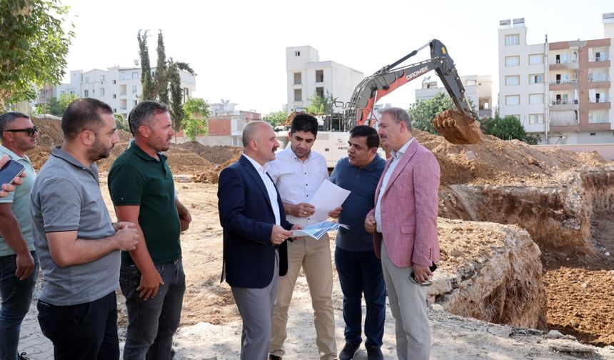 Vali Varol,Yavuz Selim İlkokulu inşaatı’nı ziyaret etti