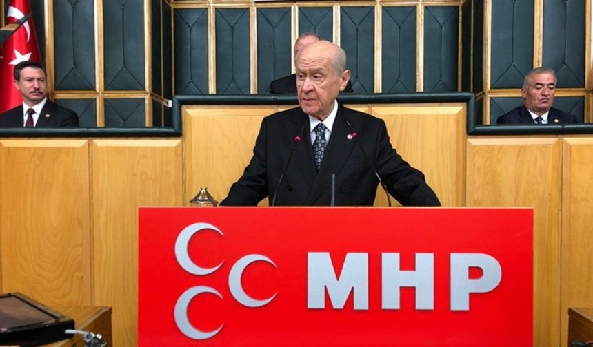 MHP Lideri Devlet Bahçeli: 'Türk Milleti güç karşısında eğilmeyecek'