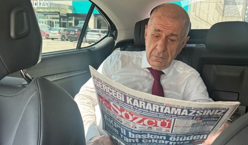 Ümit Özdağ 'Sözcü satın alın destek olun'