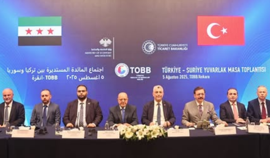Ömer Bolat Şam,Hama,Halep ve Lazkiye TSO başkanlarıyla bir araya geldi