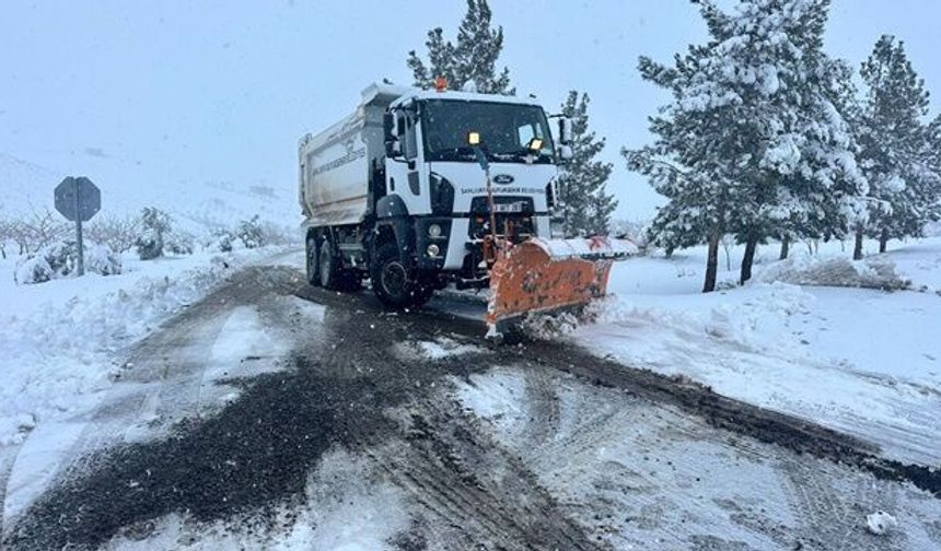 Şanlıurfa Büyükşehir belediyesi yolları açık tuttu