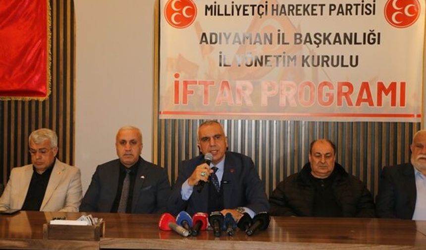 MHP Adıyaman İl Başkanlığı’ndan iftar programı