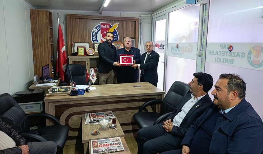 İYİ PARTİ’DEN GAP GAZETECİLER BİRLİĞİ’NE ZİYARET