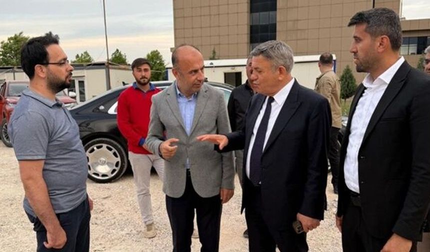 Ali Erdemoğlu Üniversite Lojman inşaatını gezdi