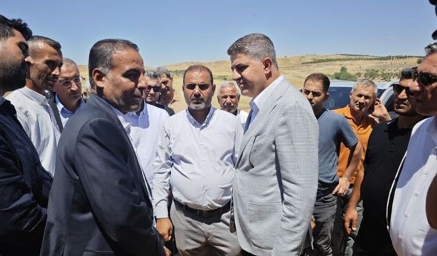 Milletvekili İshak Şan, Kahta Mülk köyü'nde