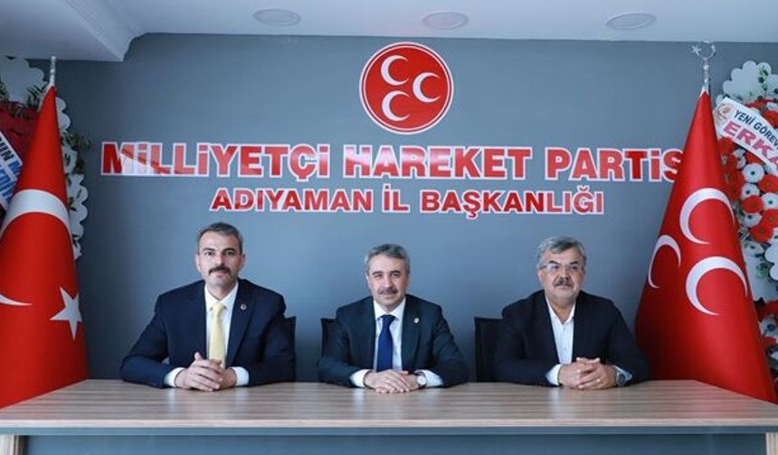 AK partili Mustafa Alkayış MHP Teşkilatını ziyaret etti