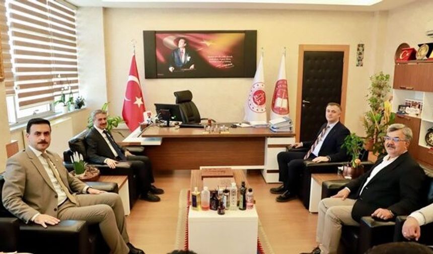 Mustafa Alkayış Ağır ceza başkanı ve Başsavcıyı ziyaret etti