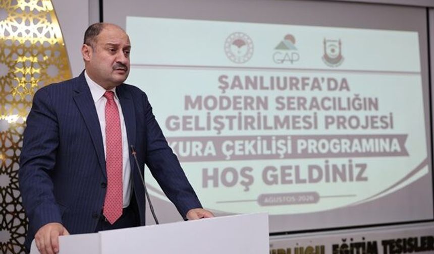 KASIM GÜLPINAR: “ŞANLIURFA ÜRETTİKÇE  KAZANACAK”