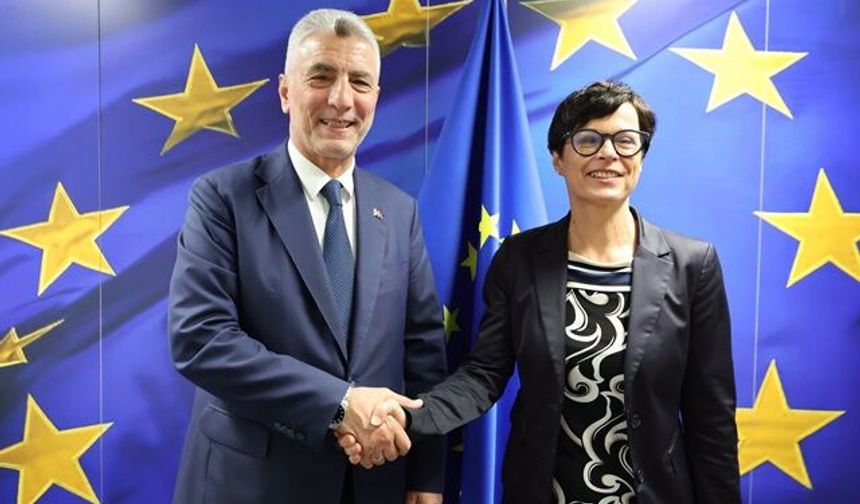 Bakan Bolat, AB Komiseri Marta Kos ile Brüksel’de görüştü