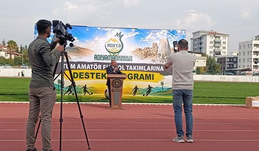 ADIYAMANLILAR FEDERASYONU’NDAN AMATÖR SPORA BÜYÜK DESTEK