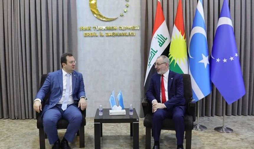 ERBİL BAŞKONSOLOSU , AYDIN MARUF'U ZİYARET ETTİ