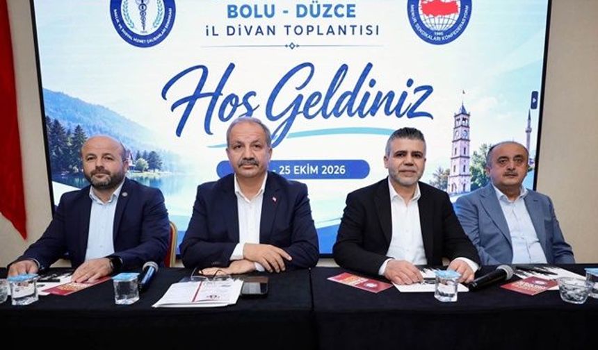 SAĞLIK-SEN BOLU VE DÜZCE TEŞKİLATLARI İL DİVAN KURULU TOPLANTISINDA BULUŞTU