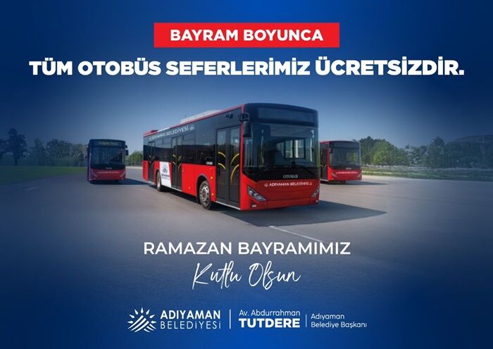 Beledıye Ilanı Otobusler Ucretsiz