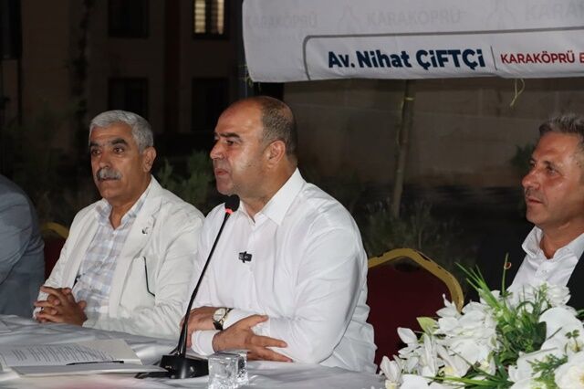 Nihat Çiftçi Doğukent sakinleriyle bir araya geldi