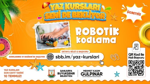 BÜYÜKŞEHİR’DEN ÇOCUKLAR VE GENÇLERE ÜCRETSİZ YAZ KURSU MÜJDESİ