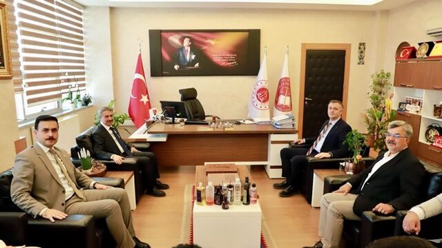 Mustafa Alkayış Ağır ceza başkanı ve Başsavcıyı ziyaret etti