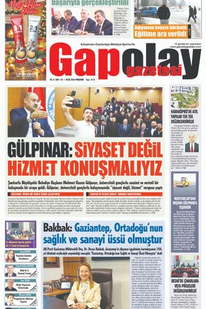 GAP olay gazetesi 31.12.2025 tarih sayı:135